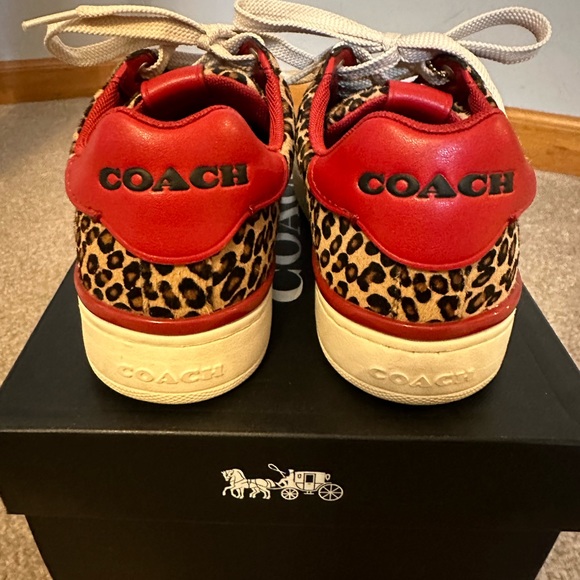 Coach Lowline Luxe Low Top Sneaker - Cheetah Print - Picture 7 of 10
